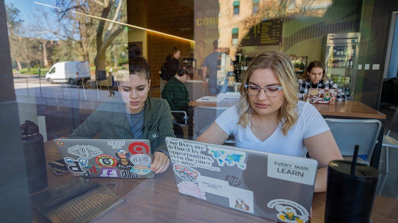 students at tykeson hall