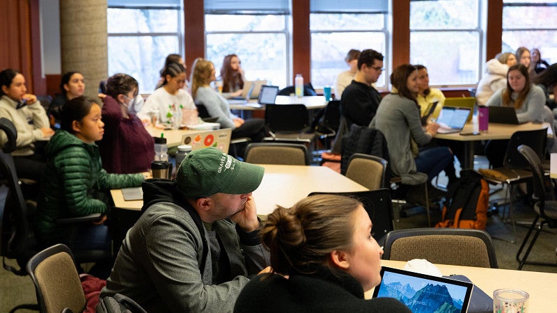 students in classroom